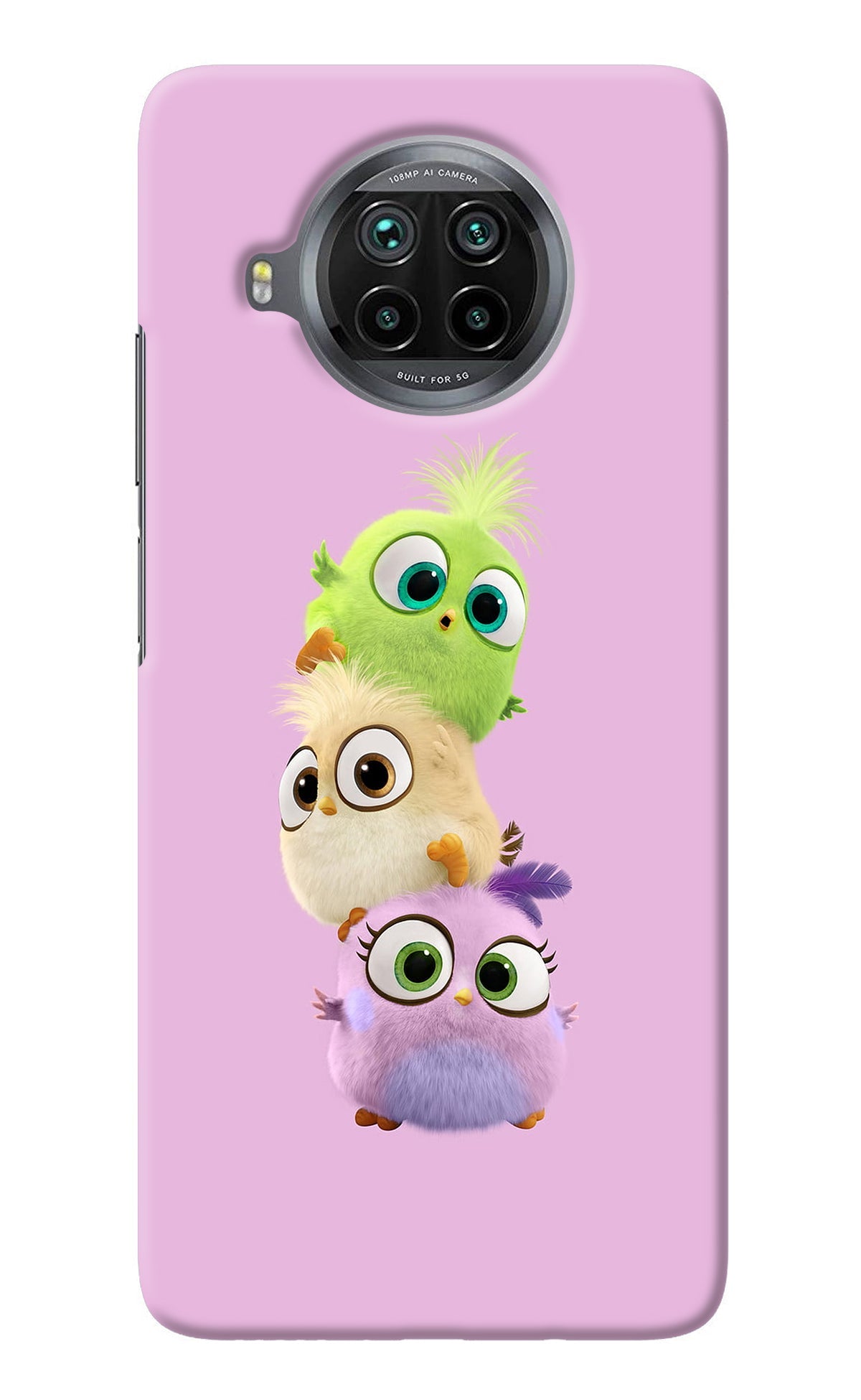 Cute Little Birds Mi 10i Back Cover