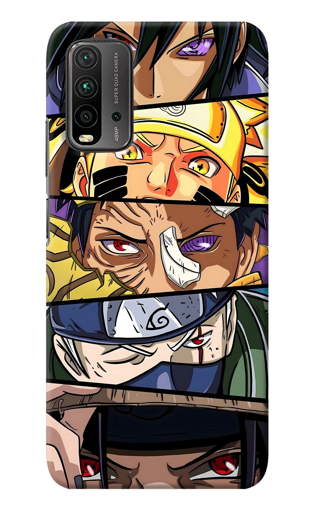 Naruto Character Redmi 9 Power Back Cover