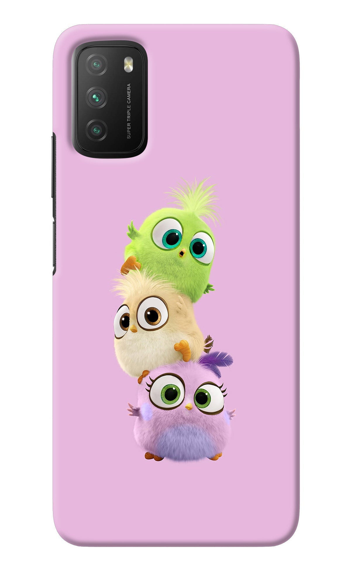 Cute Little Birds Poco M3 Back Cover