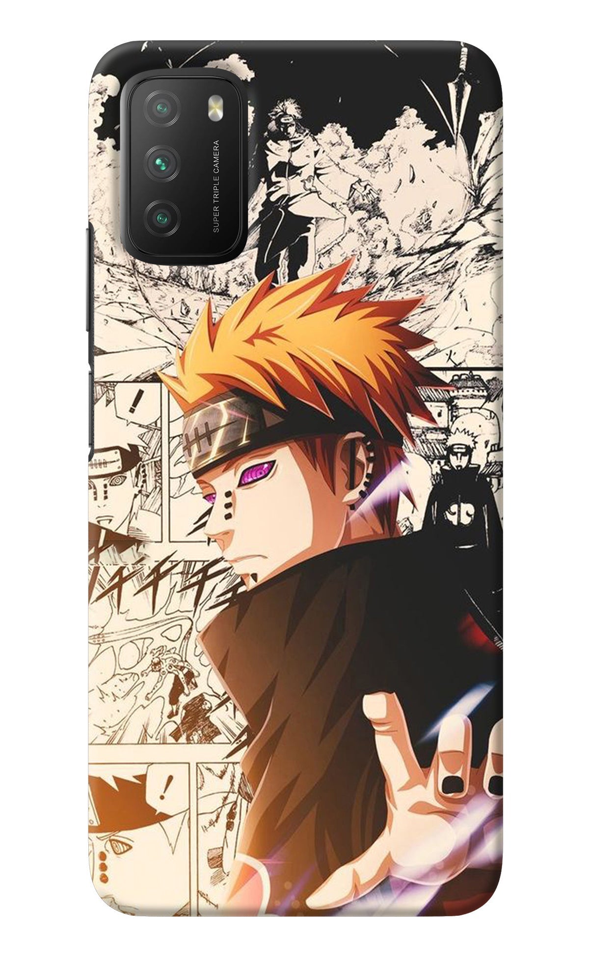 Pain Anime Poco M3 Back Cover