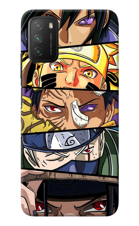 Naruto Character Poco M3 Back Cover