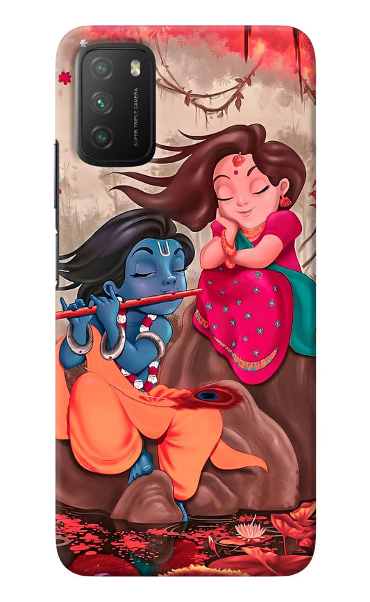 Radhe Krishna Poco M3 Back Cover