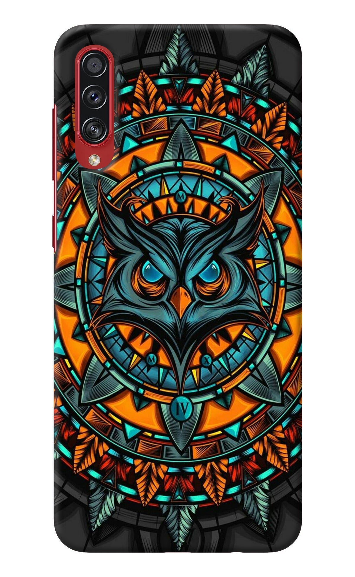 Angry Owl Art Samsung A70s Back Cover