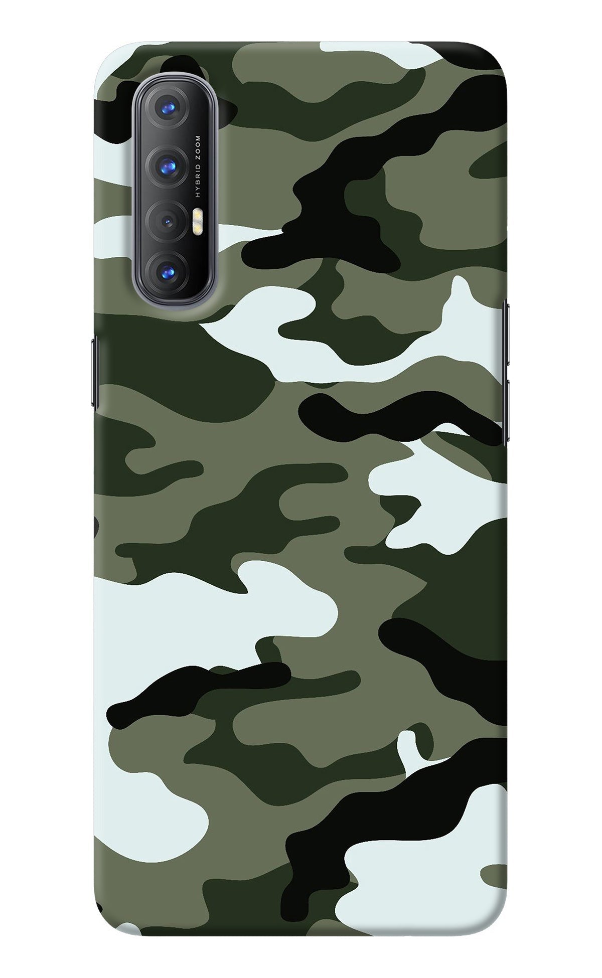 Camouflage Oppo Reno3 Pro Back Cover