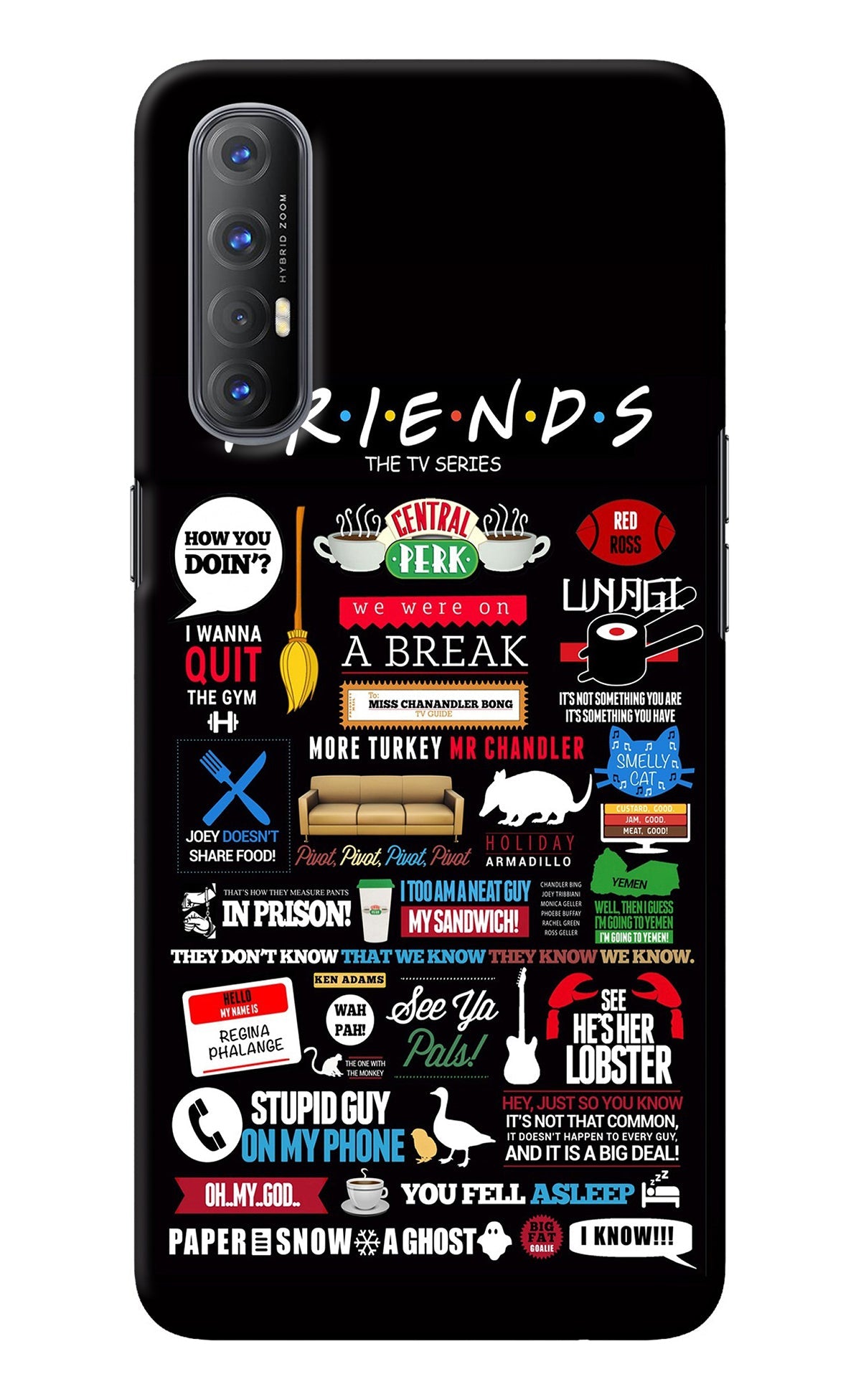 FRIENDS Oppo Reno3 Pro Back Cover