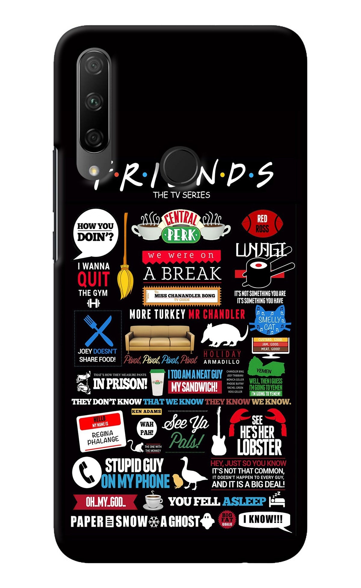 FRIENDS Honor 9X Back Cover