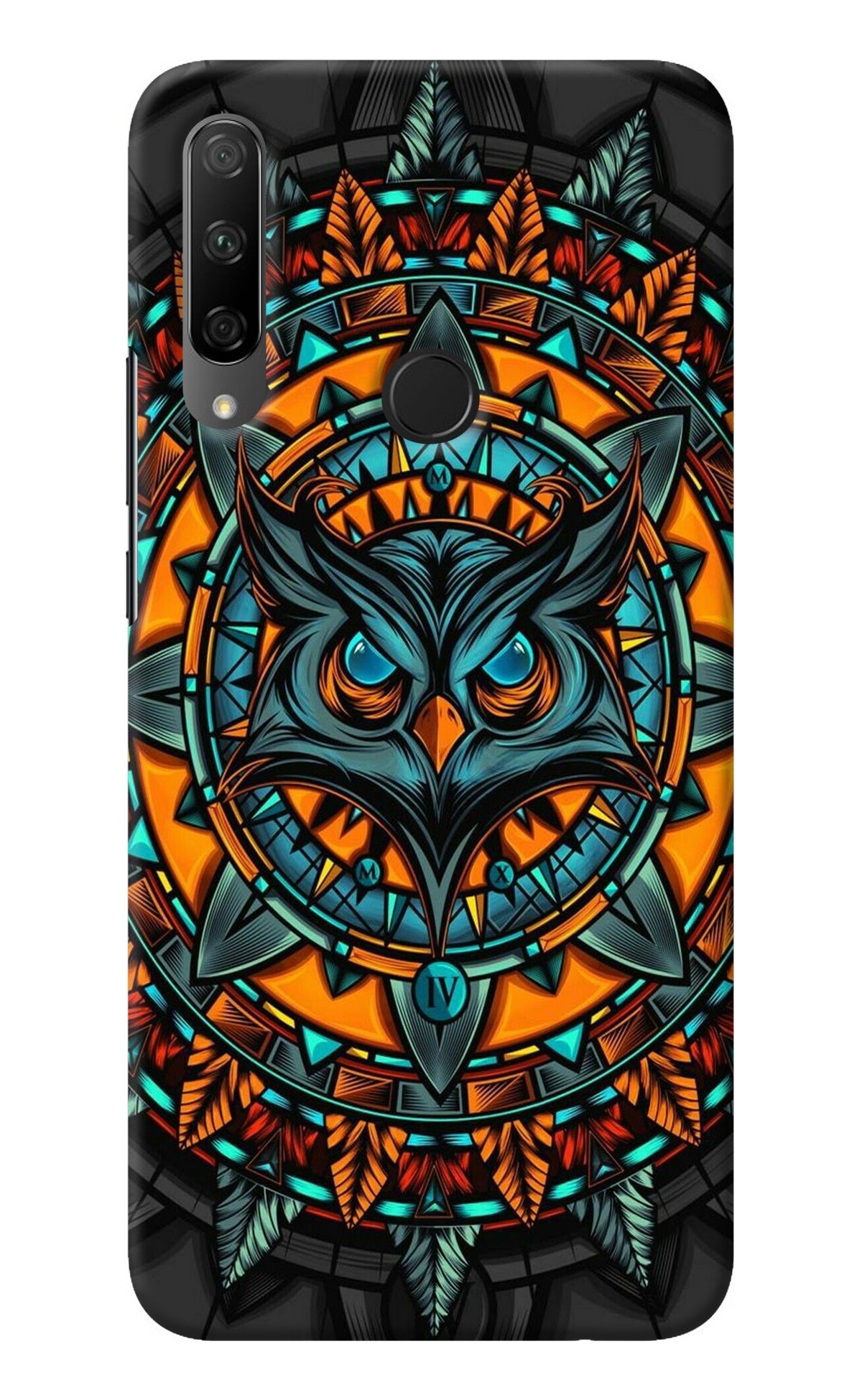 Angry Owl Art Honor 9X Back Cover