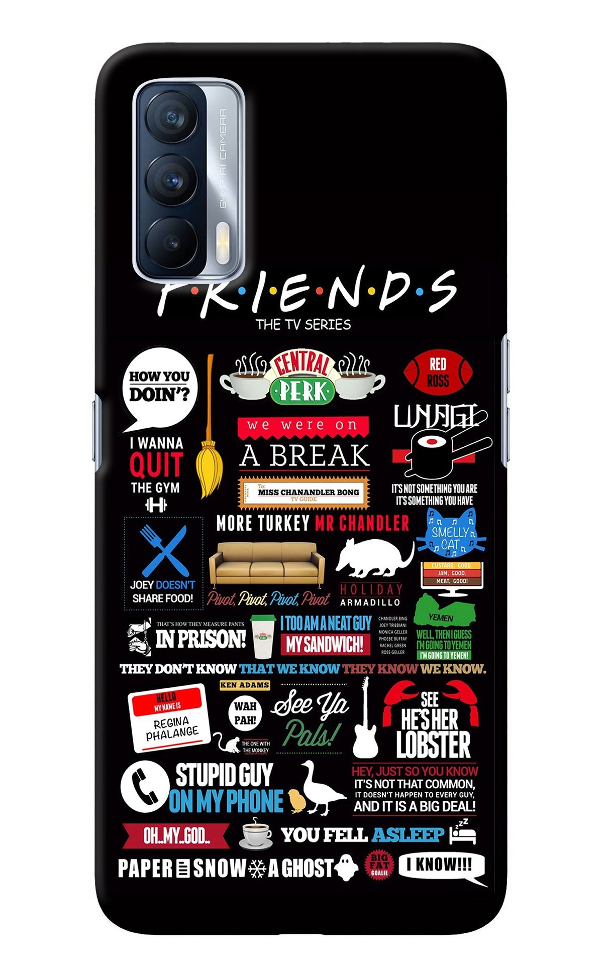 FRIENDS Realme X7 Back Cover