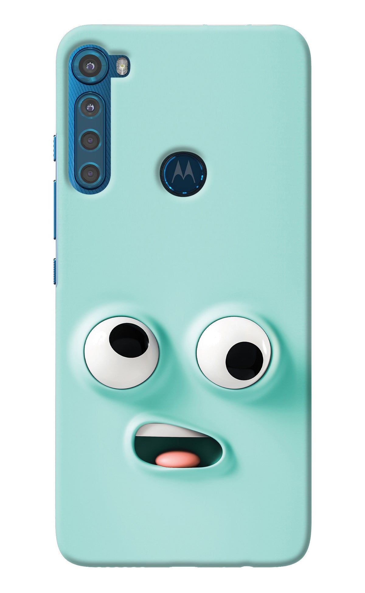 Funny Cartoon Motorola One Fusion Plus Back Cover