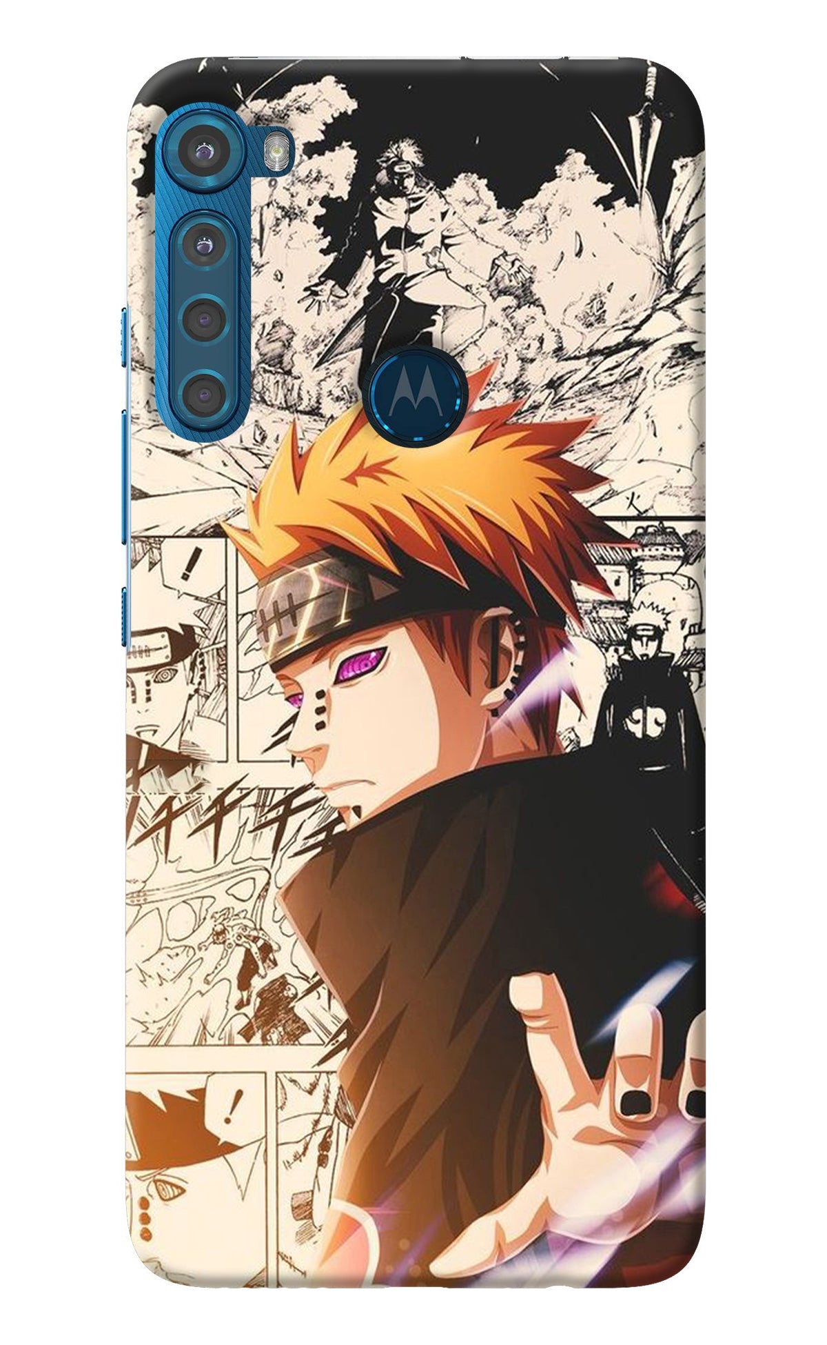 Pain Anime Motorola One Fusion Plus Back Cover