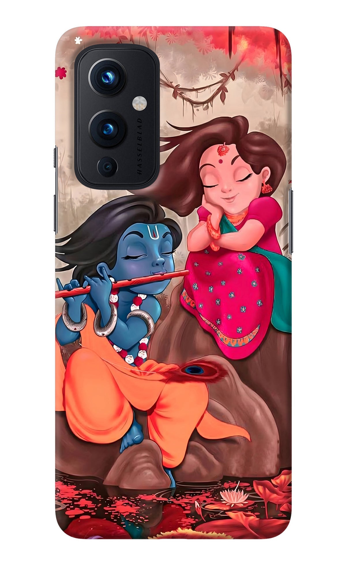 Radhe Krishna Oneplus 9 Back Cover