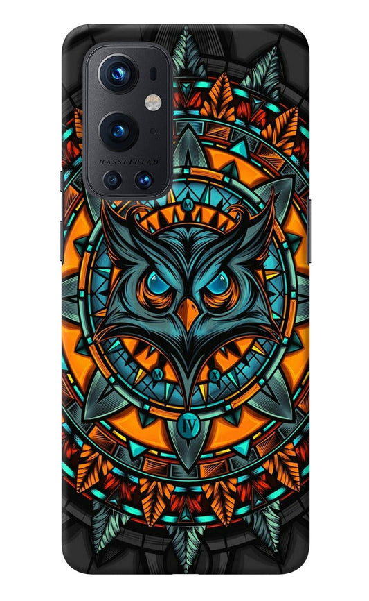 Angry Owl Art Oneplus 9 Pro Back Cover