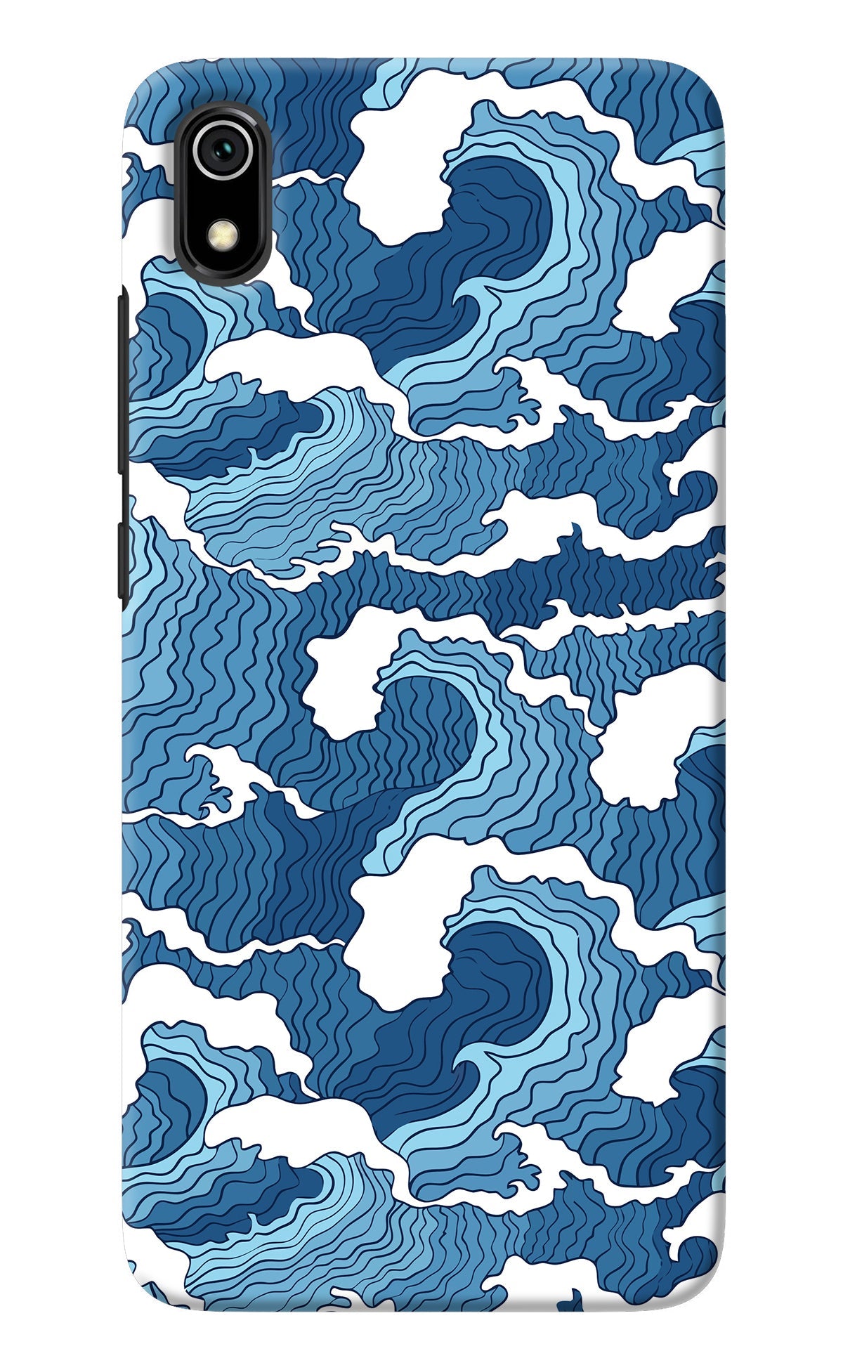 Blue Waves Redmi 7A Back Cover