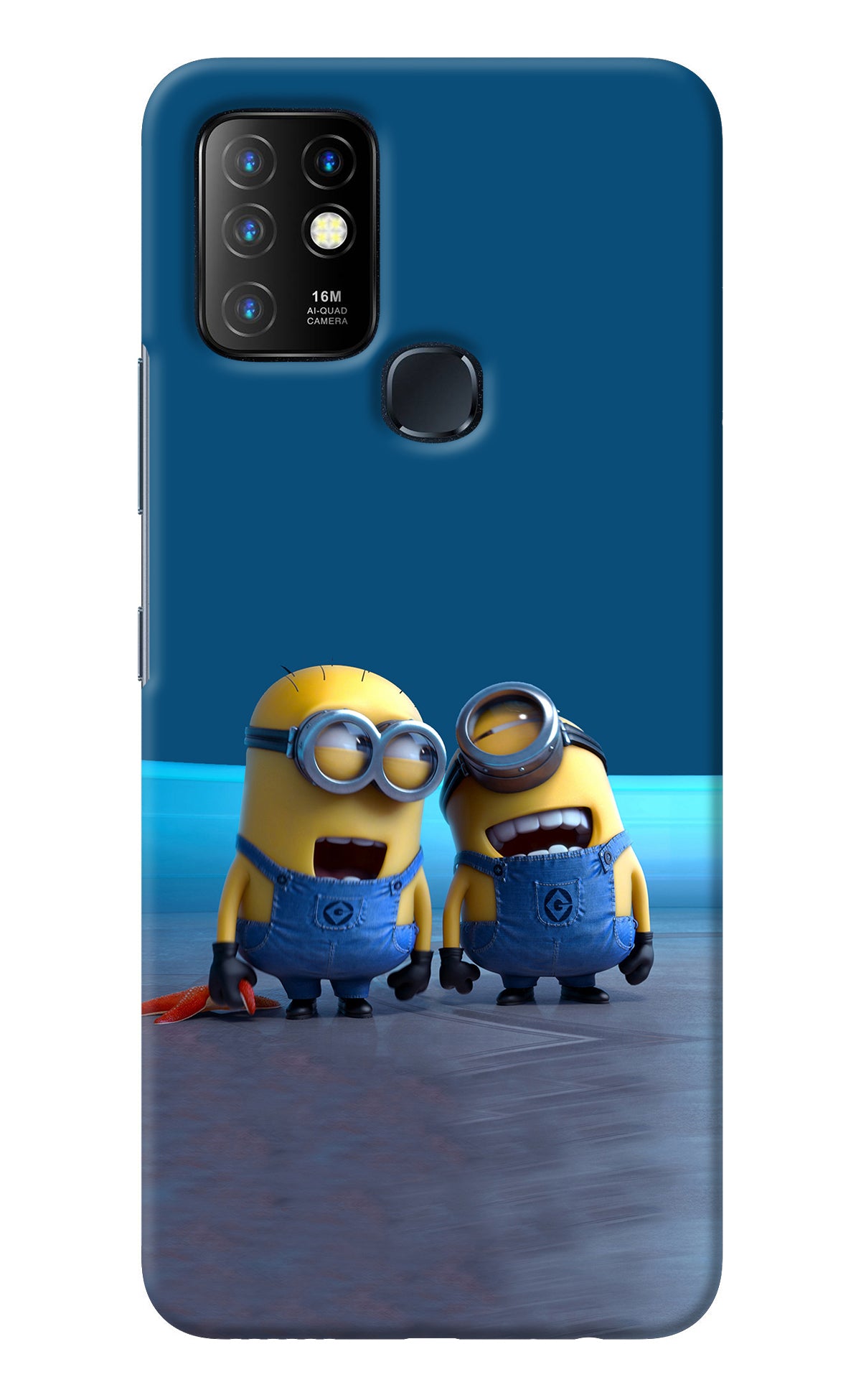 Minion Laughing Infinix Hot 10 Back Cover