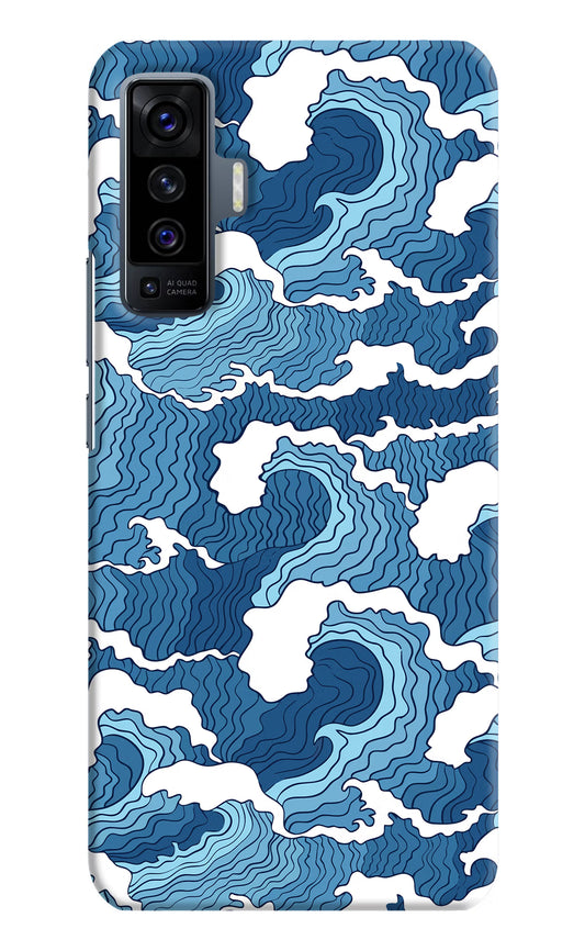 Blue Waves Case for Vivo X50 by Casekaro