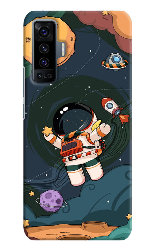Cartoon Astronaut Case for Vivo X50 by Casekaro