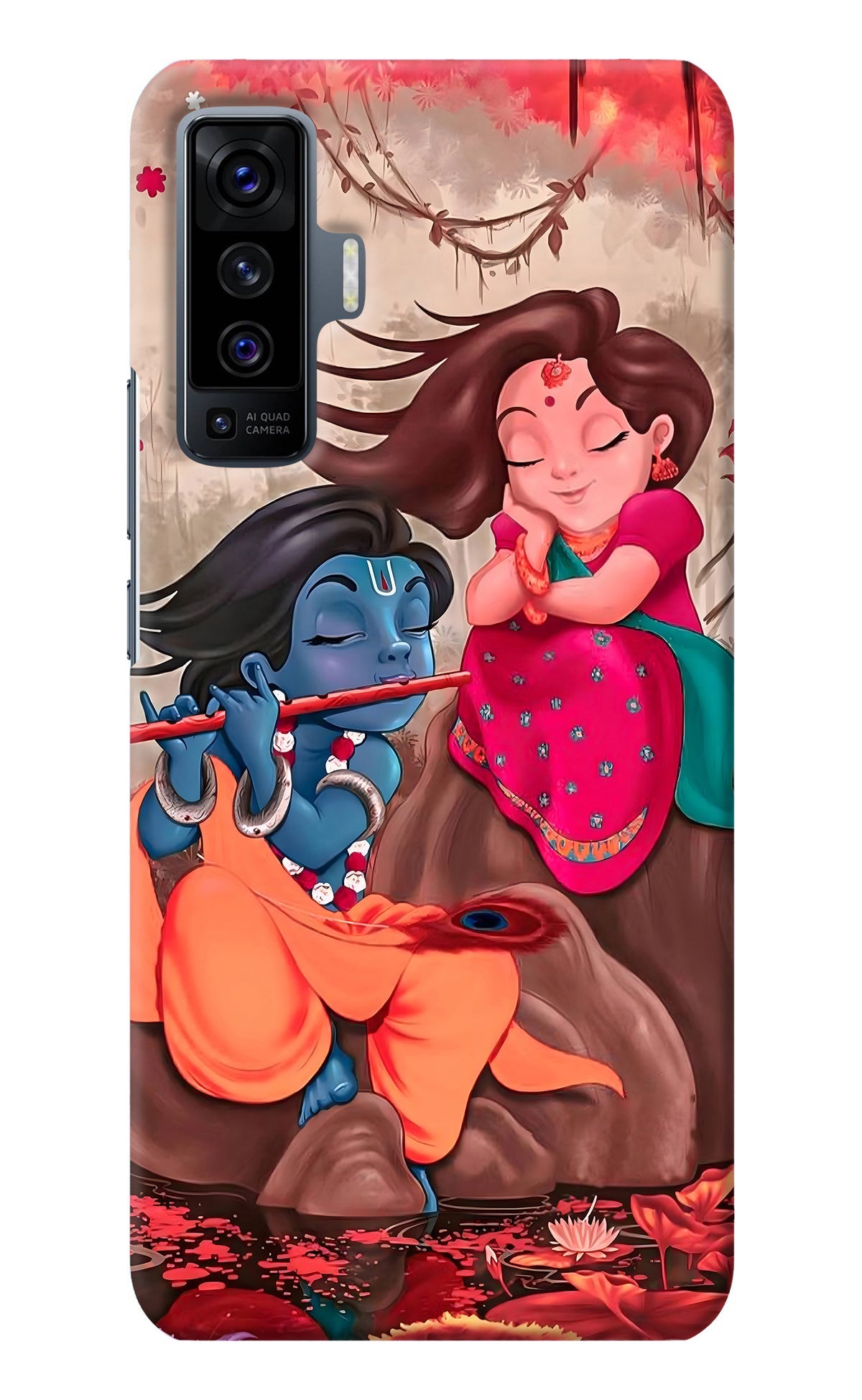 Radhe Krishna Vivo X50 Back Cover