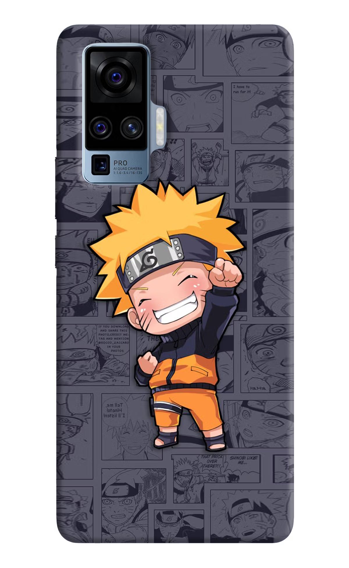 Chota Naruto Case for Vivo X50 Pro by Casekaro