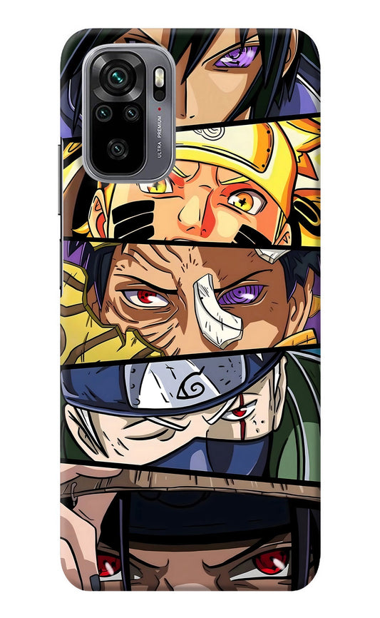 Naruto Character Redmi Note 10/10S Back Cover