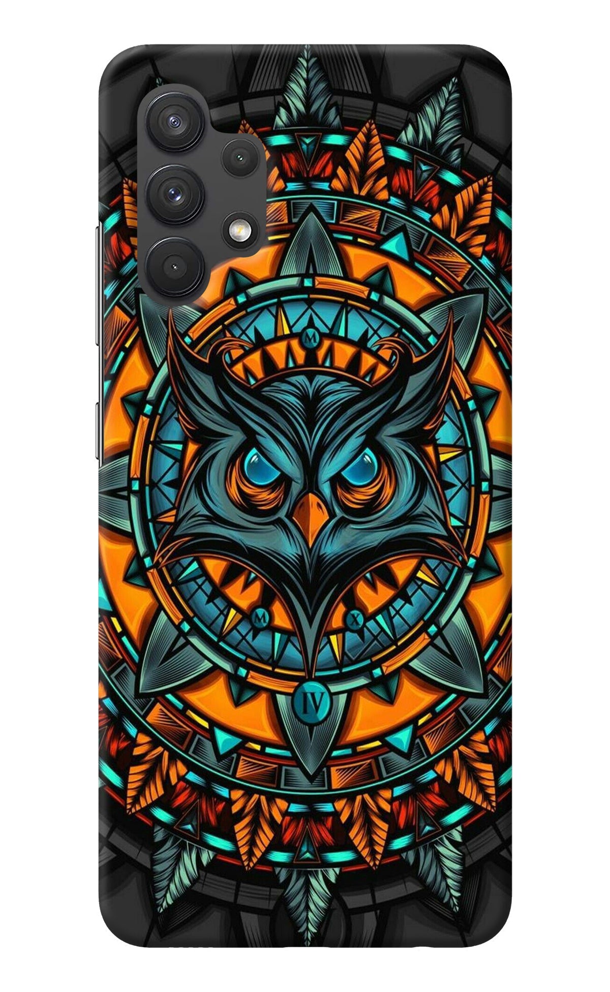 Angry Owl Art Samsung A32 4G Back Cover