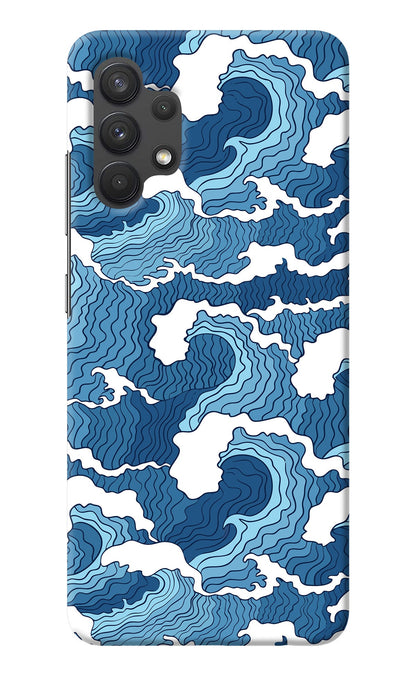 Blue Waves Samsung A32 4G Back Cover