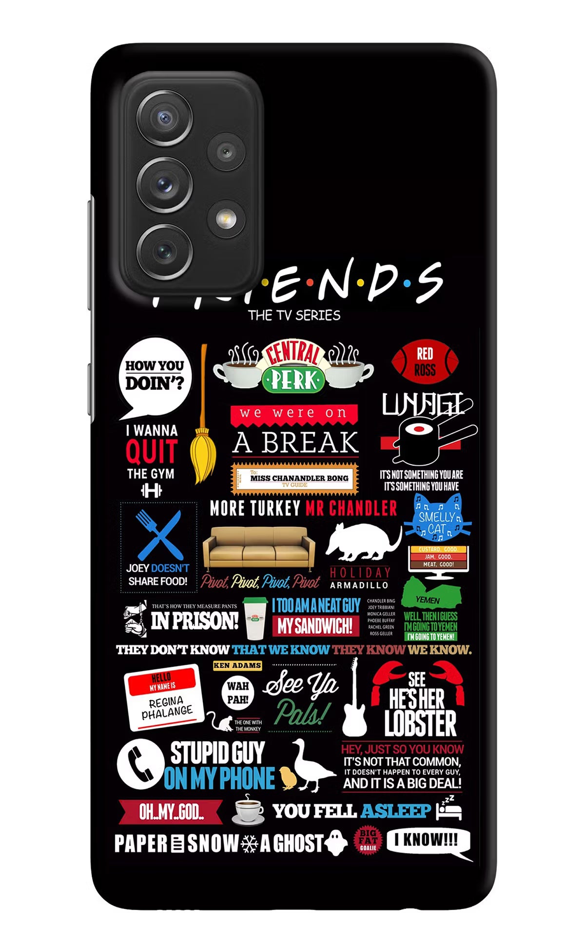 FRIENDS Case for Samsung A72 by Casekaro