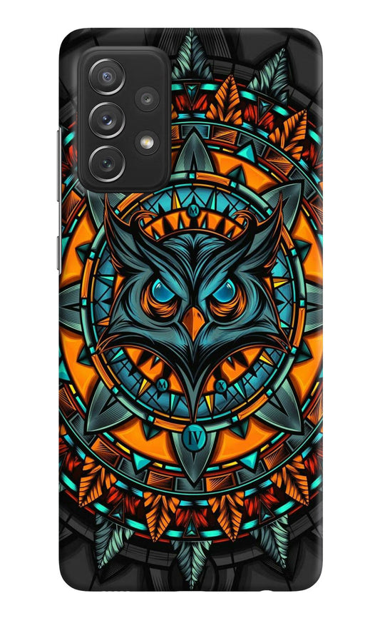 Angry Owl Art Case for Samsung A72 by Casekaro