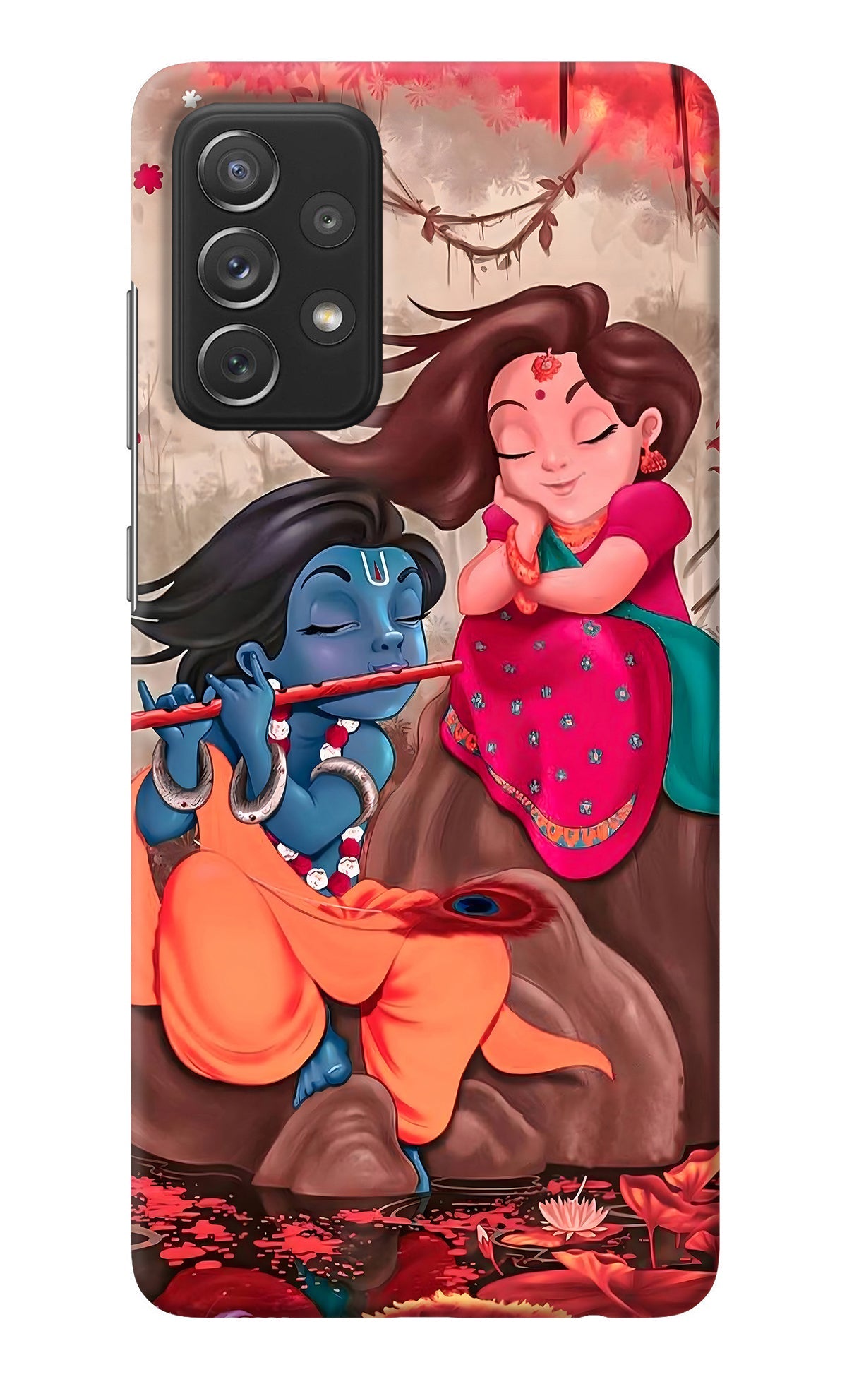 Radhe Krishna Samsung A72 Back Cover