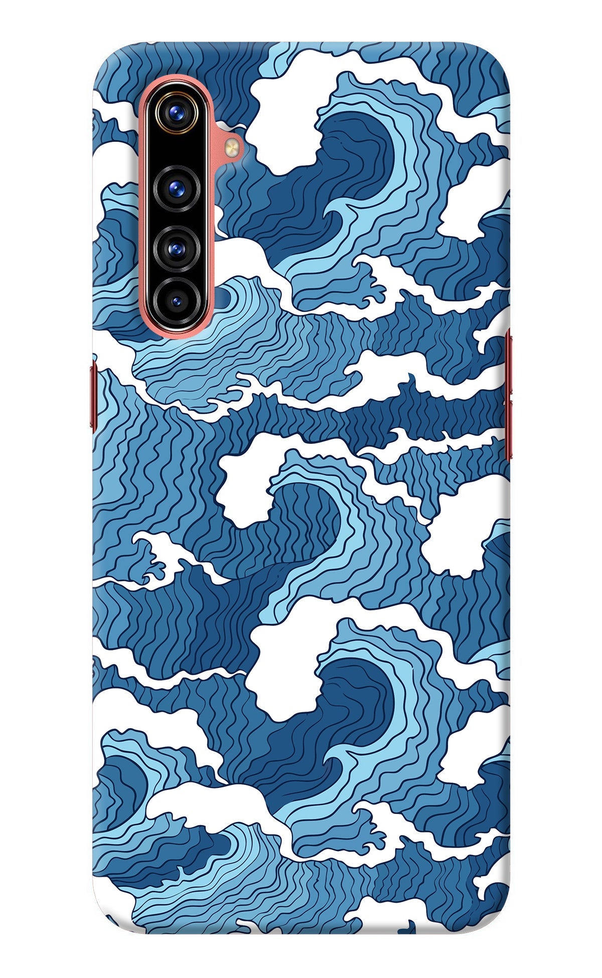 Blue Waves Realme X50 Pro Back Cover