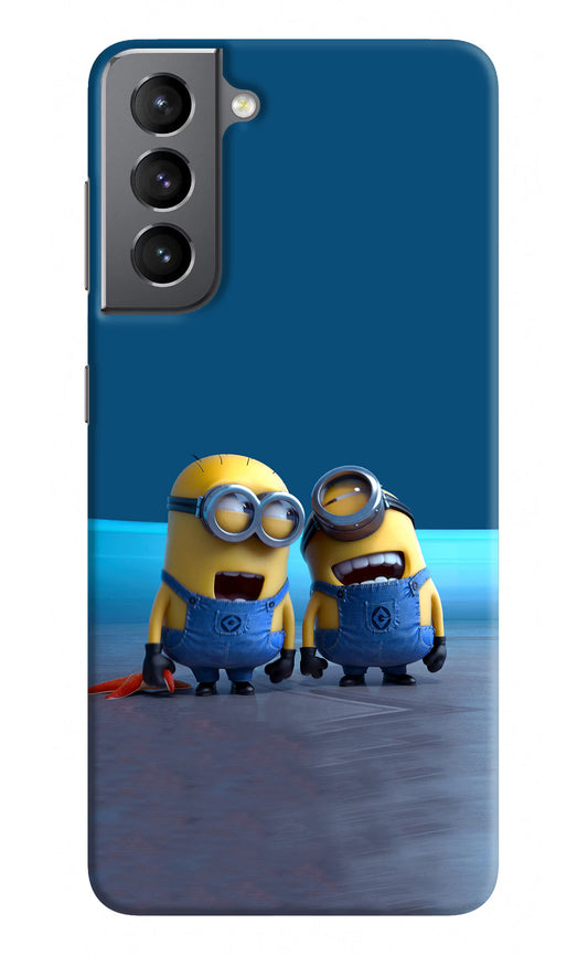 Minion Laughing Case for Samsung S21 by Casekaro