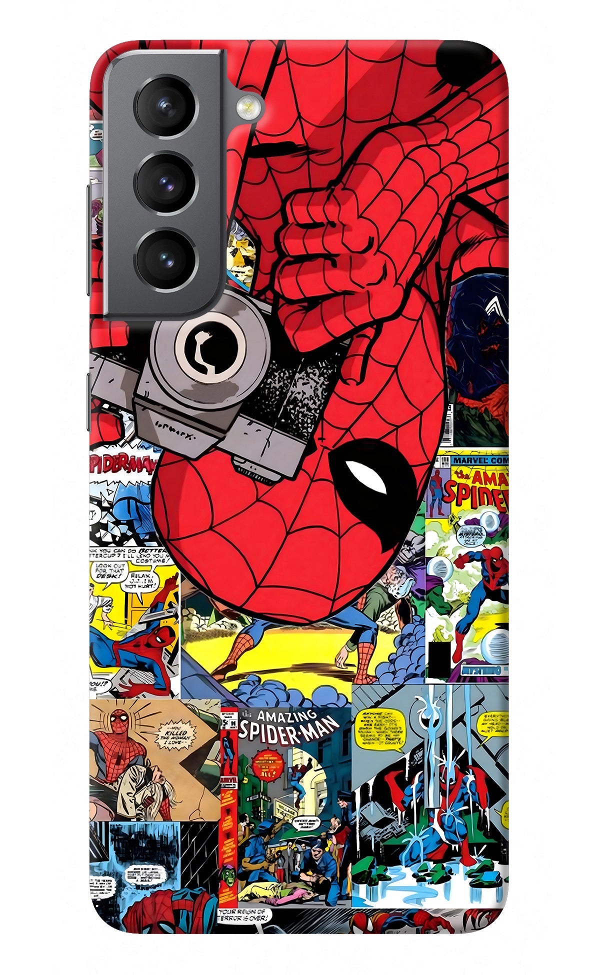 Spider Man Samsung S21 Back Cover