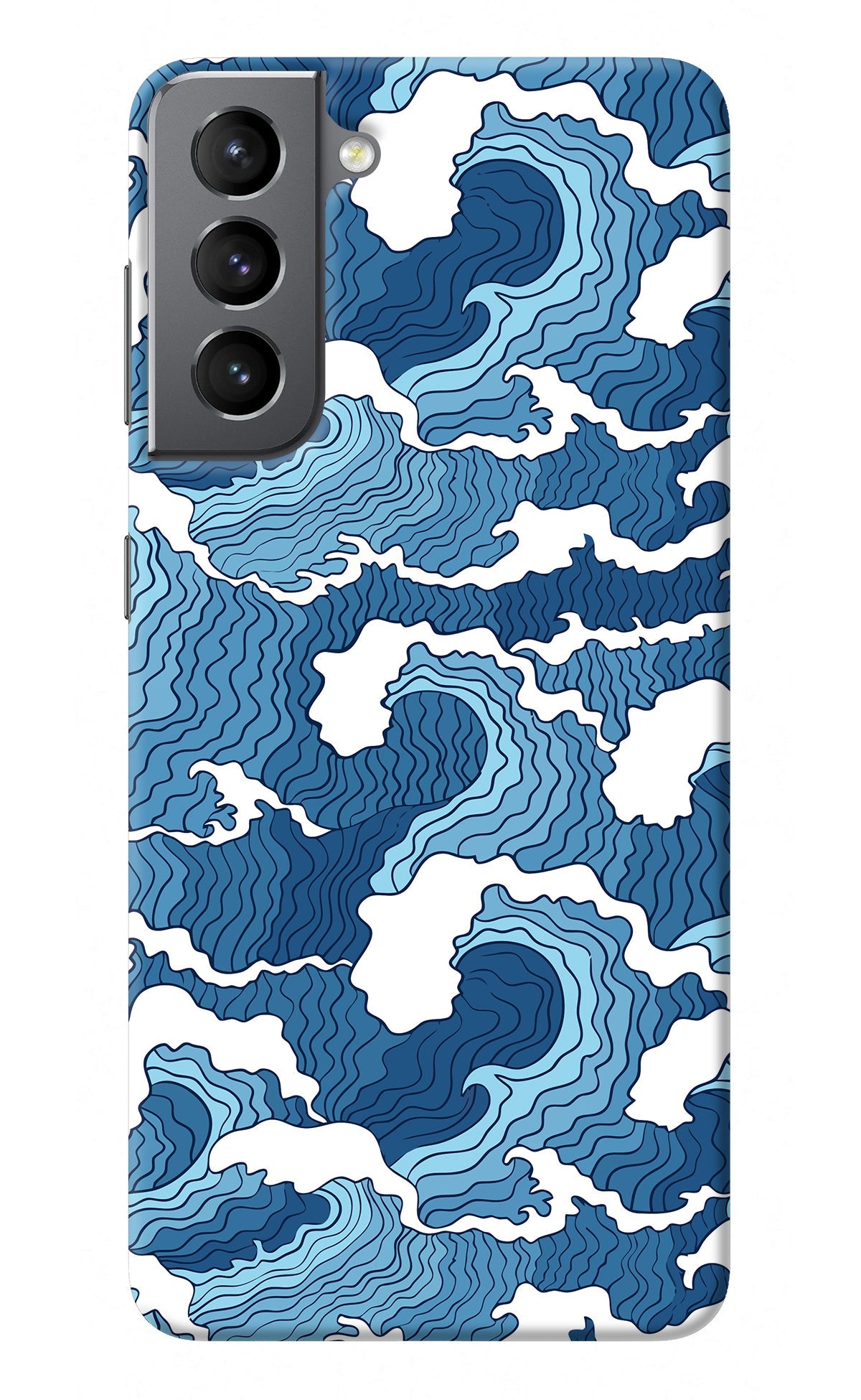 Blue Waves Samsung S21 Plus Back Cover