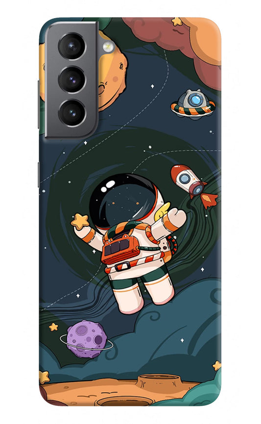Cartoon Astronaut Case for Samsung S21 Plus by Casekaro