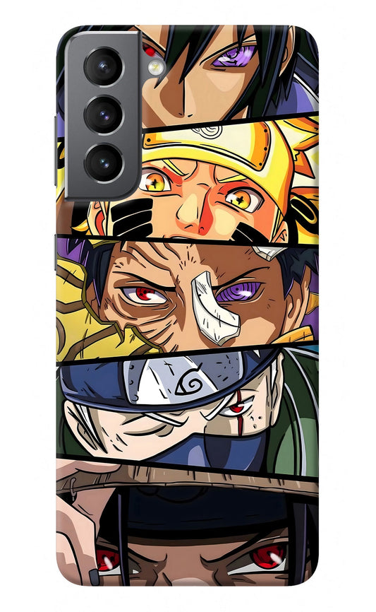 Naruto Character Samsung S21 Plus Back Cover