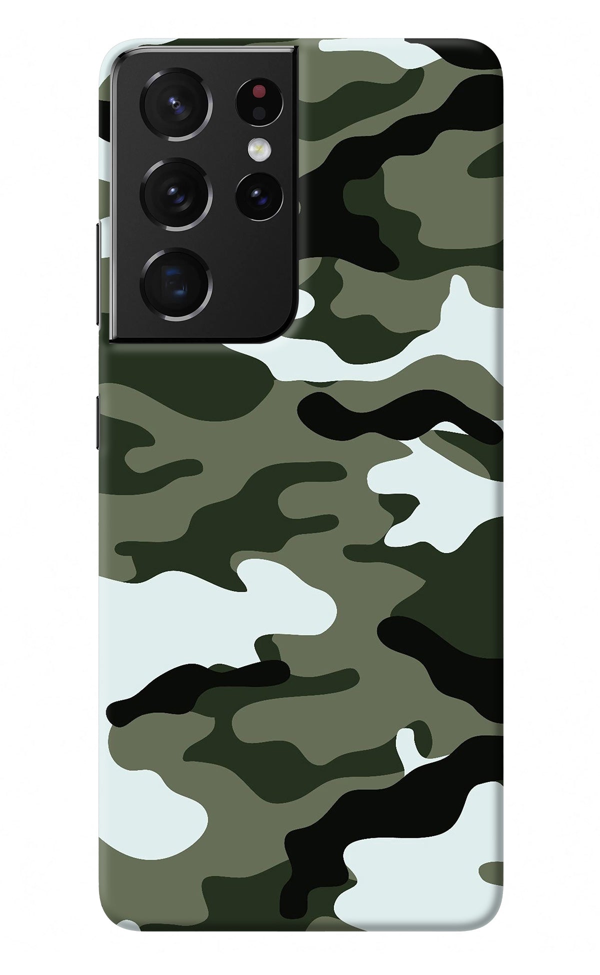 Camouflage Samsung S21 Ultra Back Cover