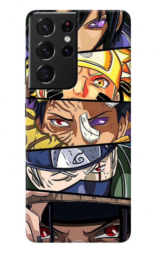 Naruto Character Samsung S21 Ultra Back Cover