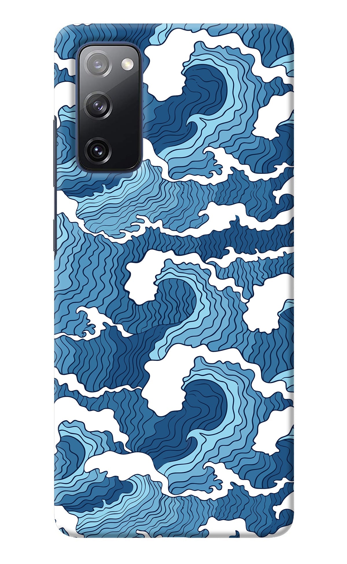 Blue Waves Samsung S20 FE Back Cover