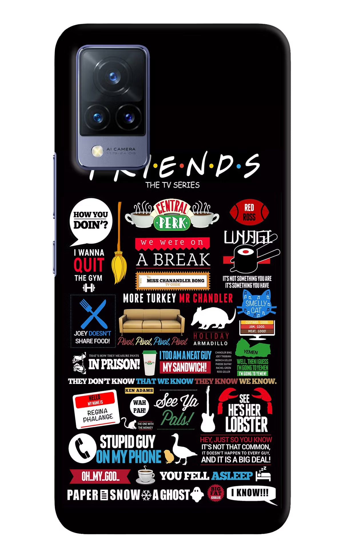 FRIENDS Case for Vivo V21 by Casekaro