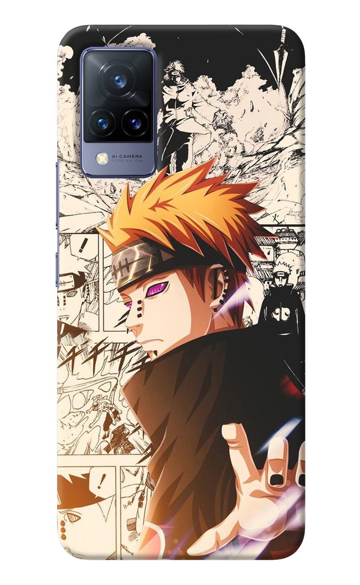 Pain Anime Vivo V21 Back Cover