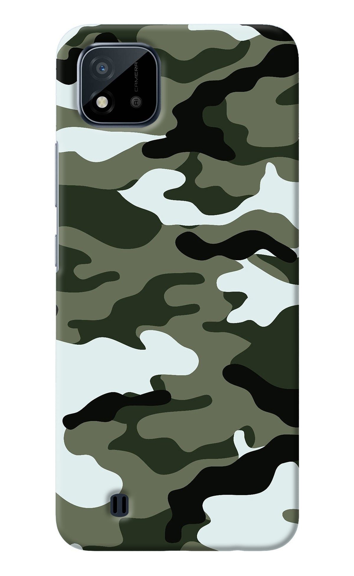 Camouflage Realme C20 Back Cover