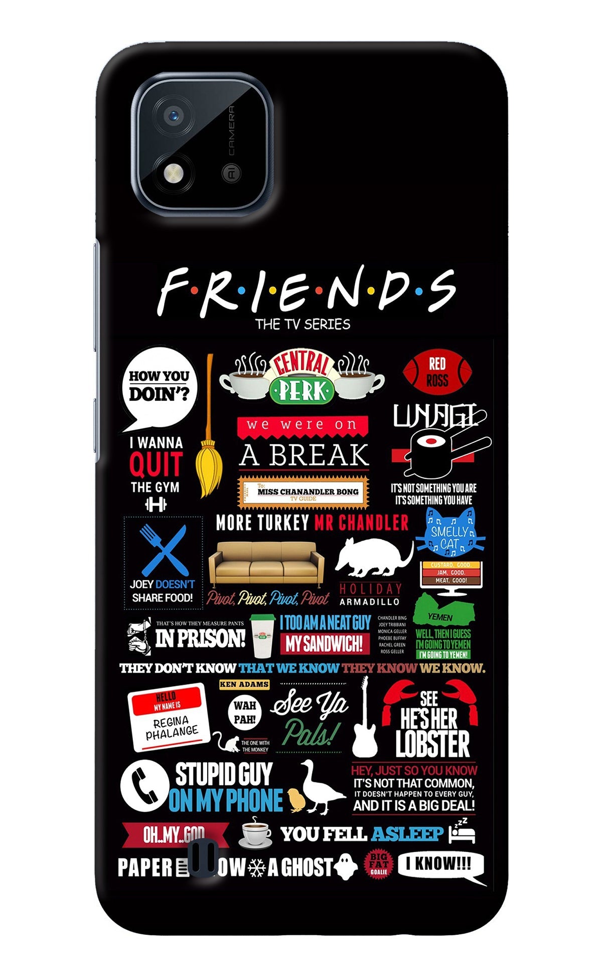 FRIENDS Realme C20 Back Cover