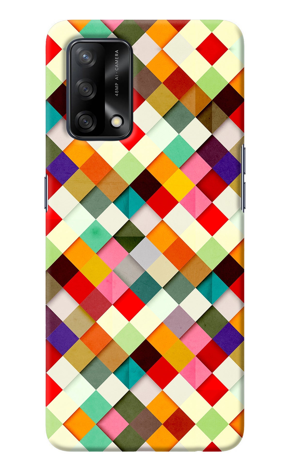 Geometric Abstract Colorful Oppo F19/F19s Back Cover