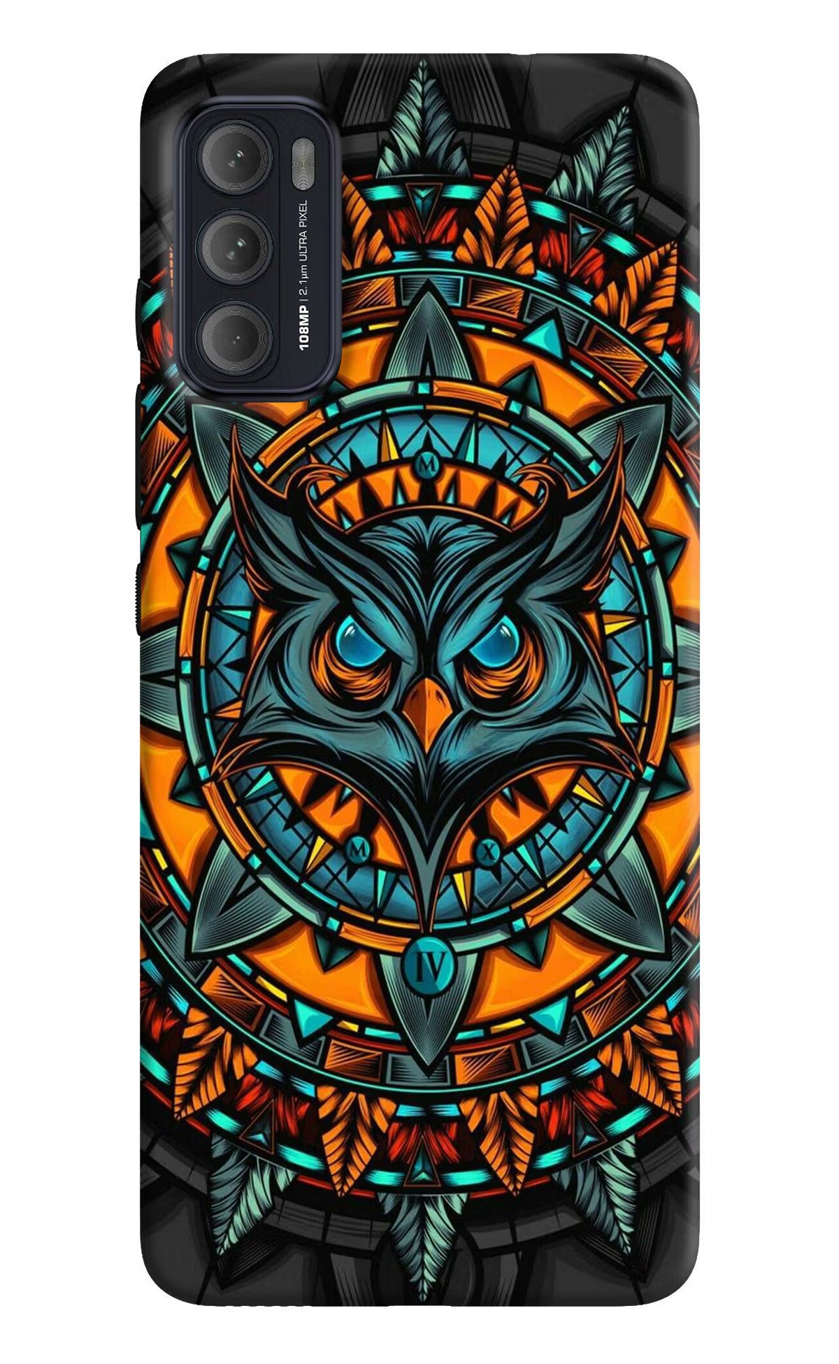 Angry Owl Art Case for Moto G60/G40 Fusion