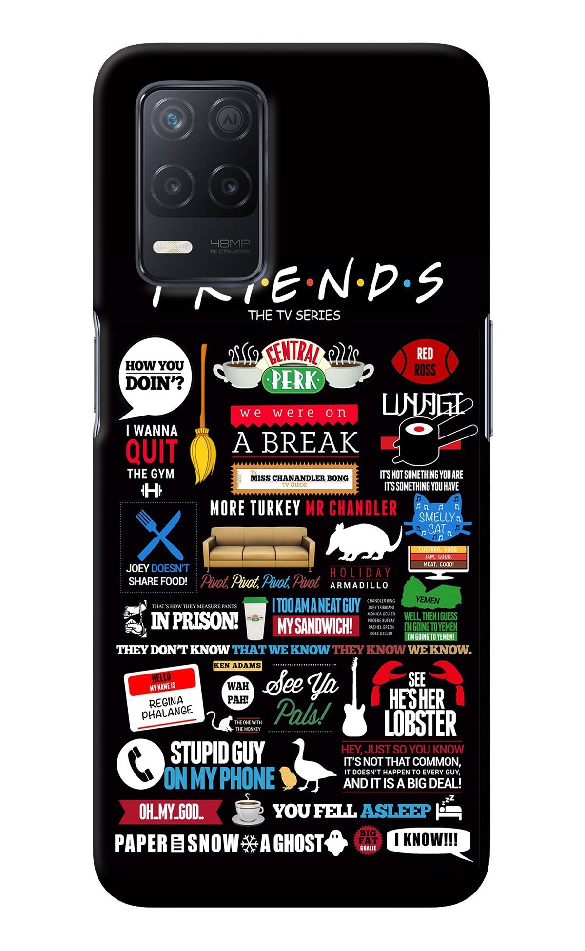 FRIENDS Realme 8 5G/8s 5G Back Cover