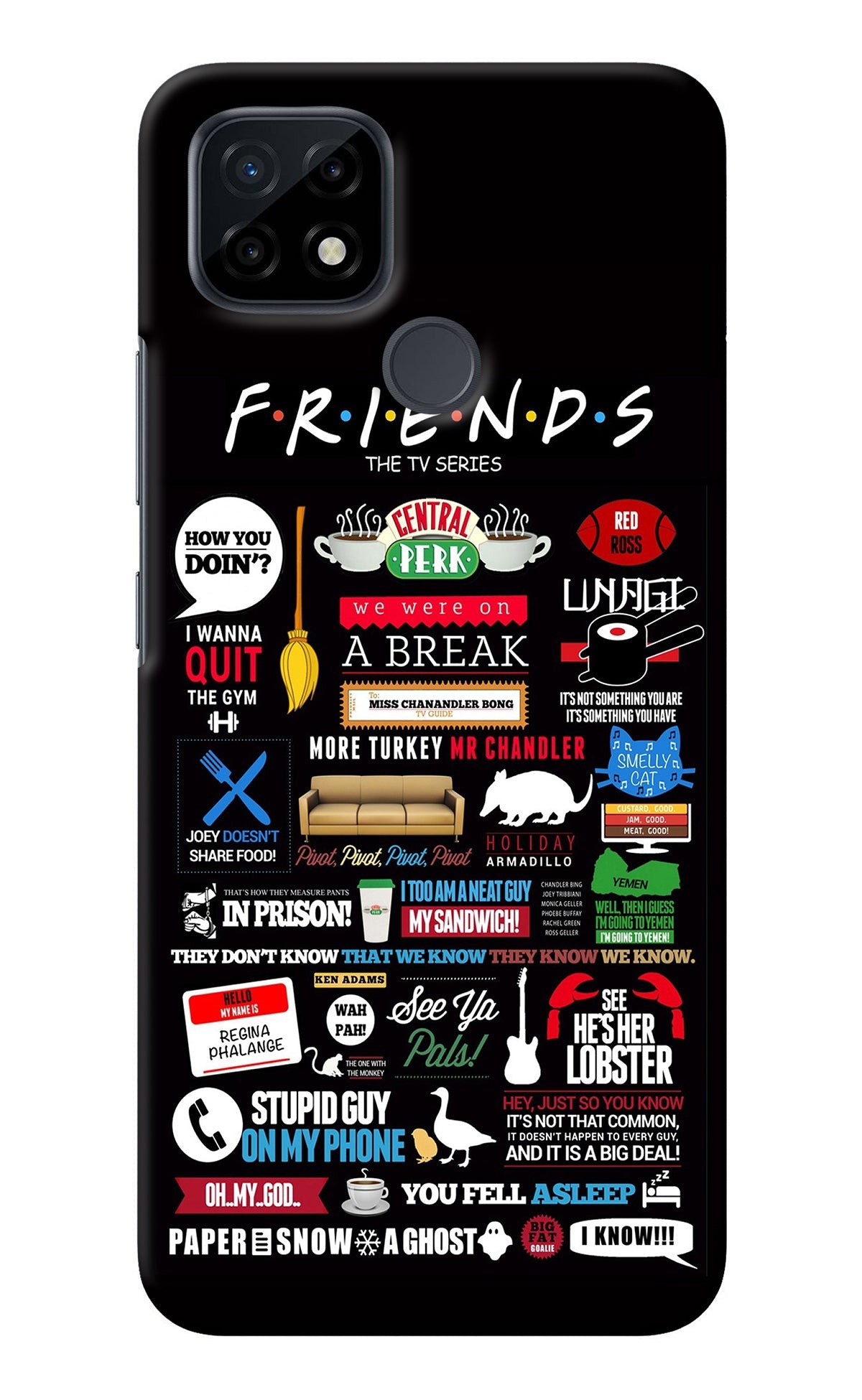 FRIENDS Realme C21 Back Cover