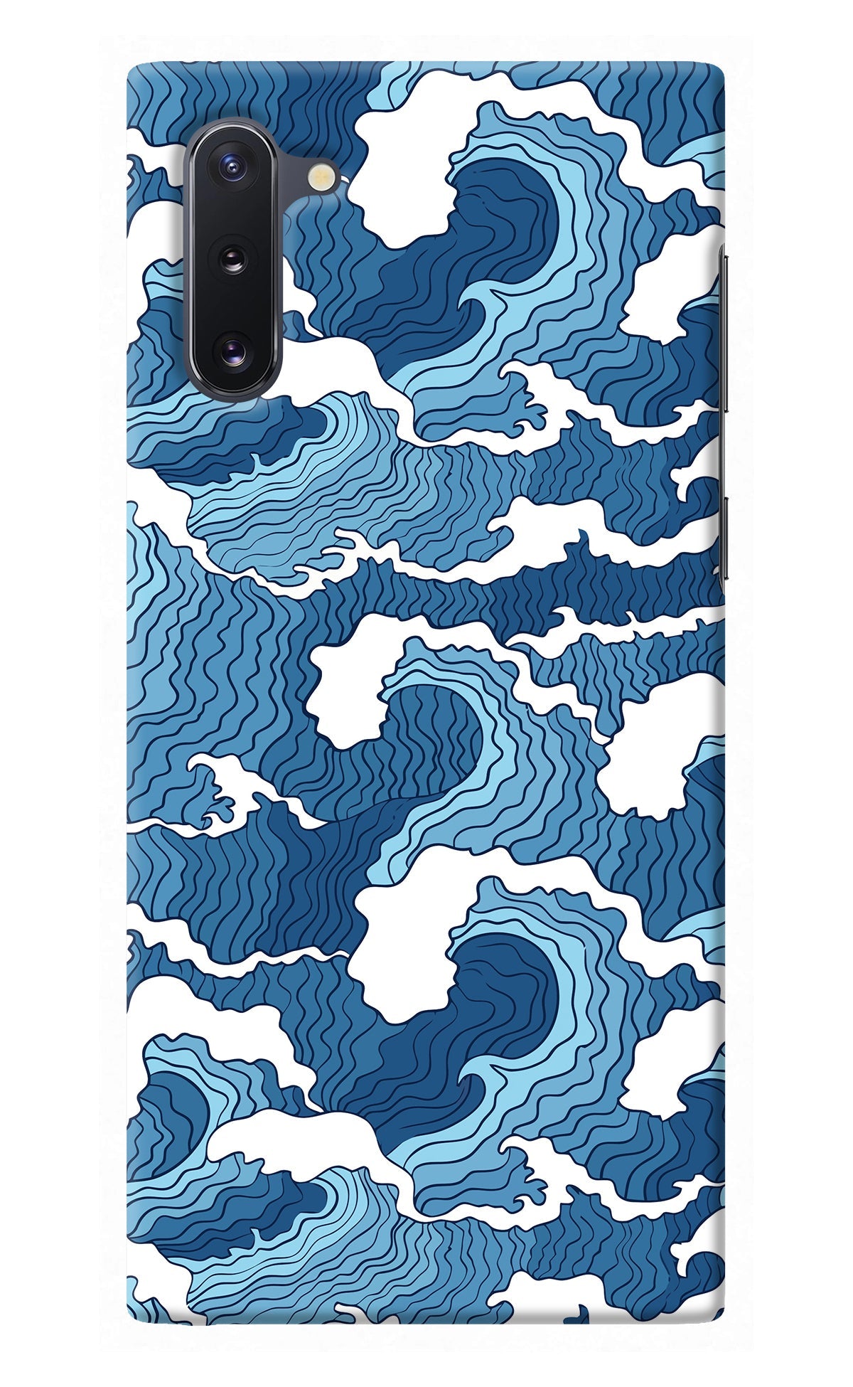 Blue Waves Samsung Note 10 Back Cover