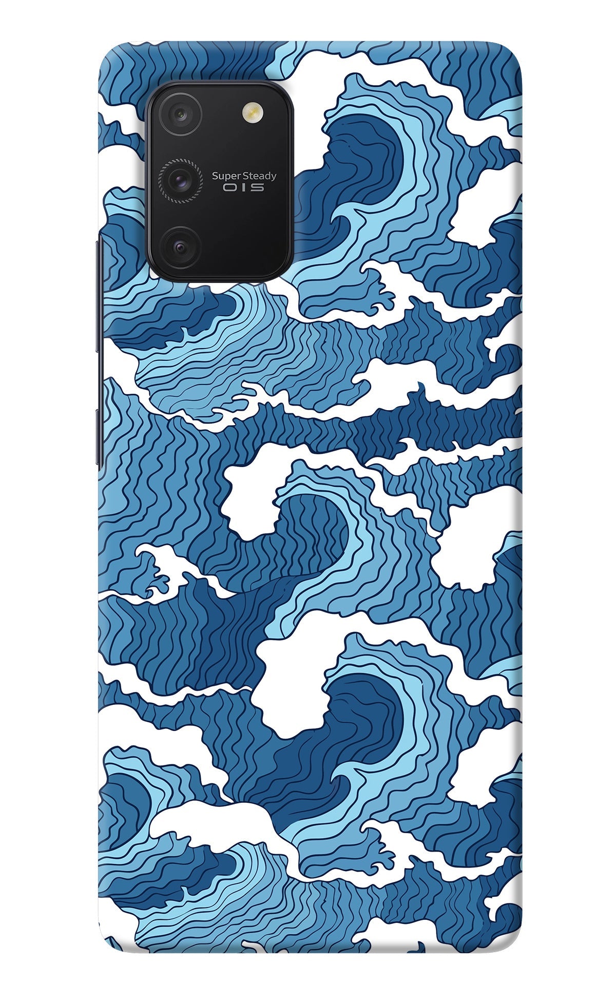 Blue Waves Samsung S10 Lite Back Cover