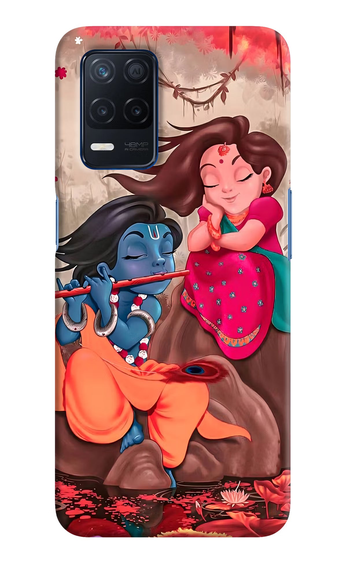 Radhe Krishna Case for Realme Narzo 30 5G by Casekaro