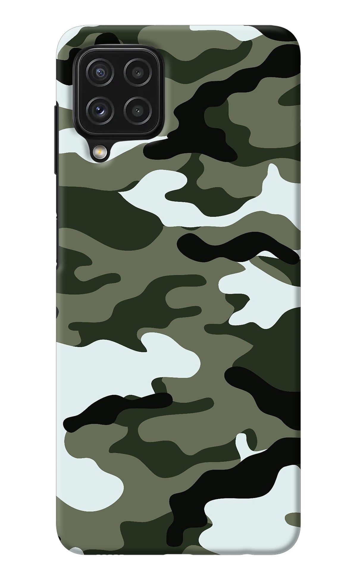 Camouflage Samsung M32 Back Cover