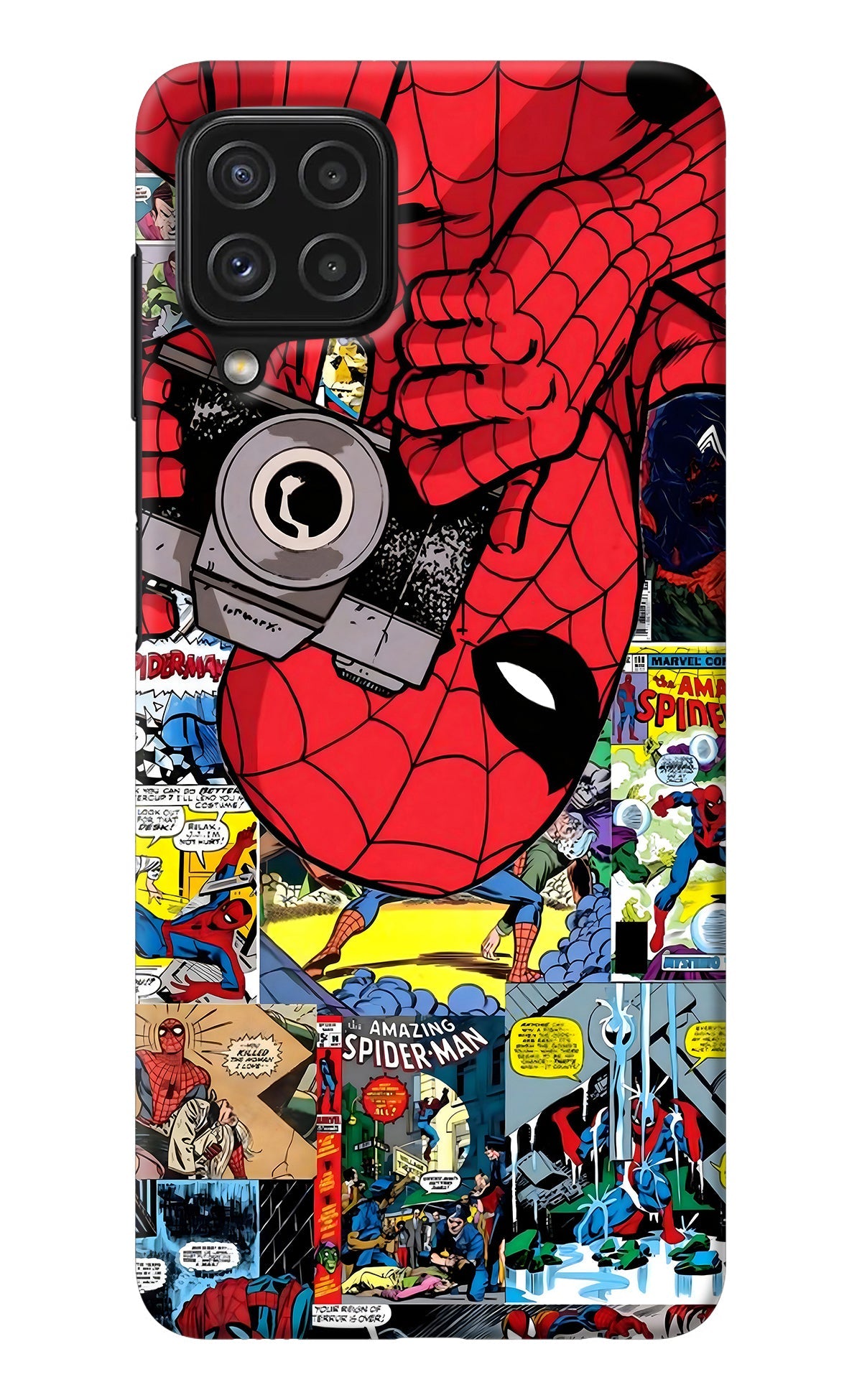 Spider Man Samsung M32 Back Cover